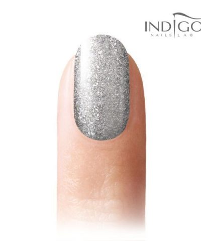 Silver Cha Cha Glitter Gel Polish