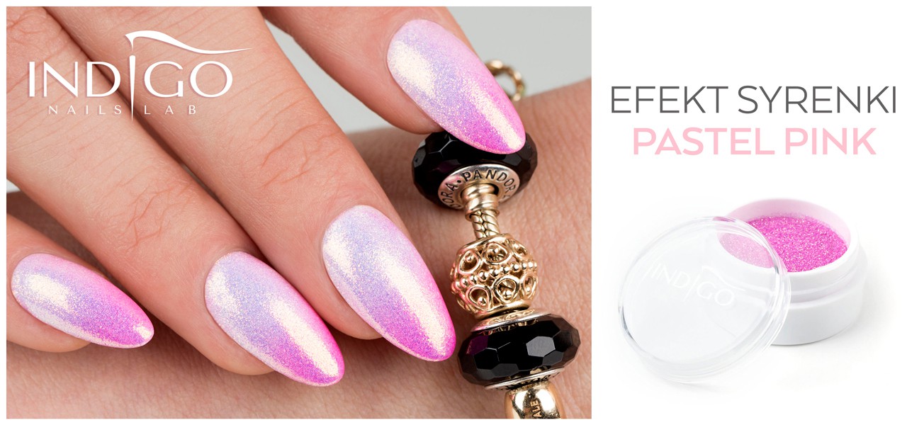 Mermaid Effect Pastel Pink