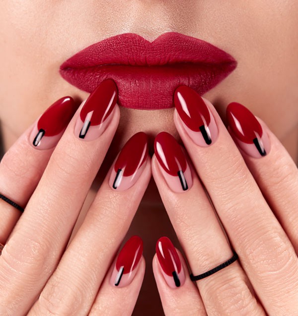 Retro Red Gel Polish by Sara Boruc Mannei