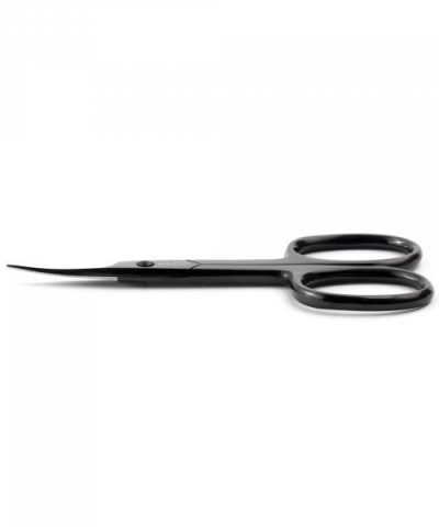 Alternative view of Black scissors with long blade