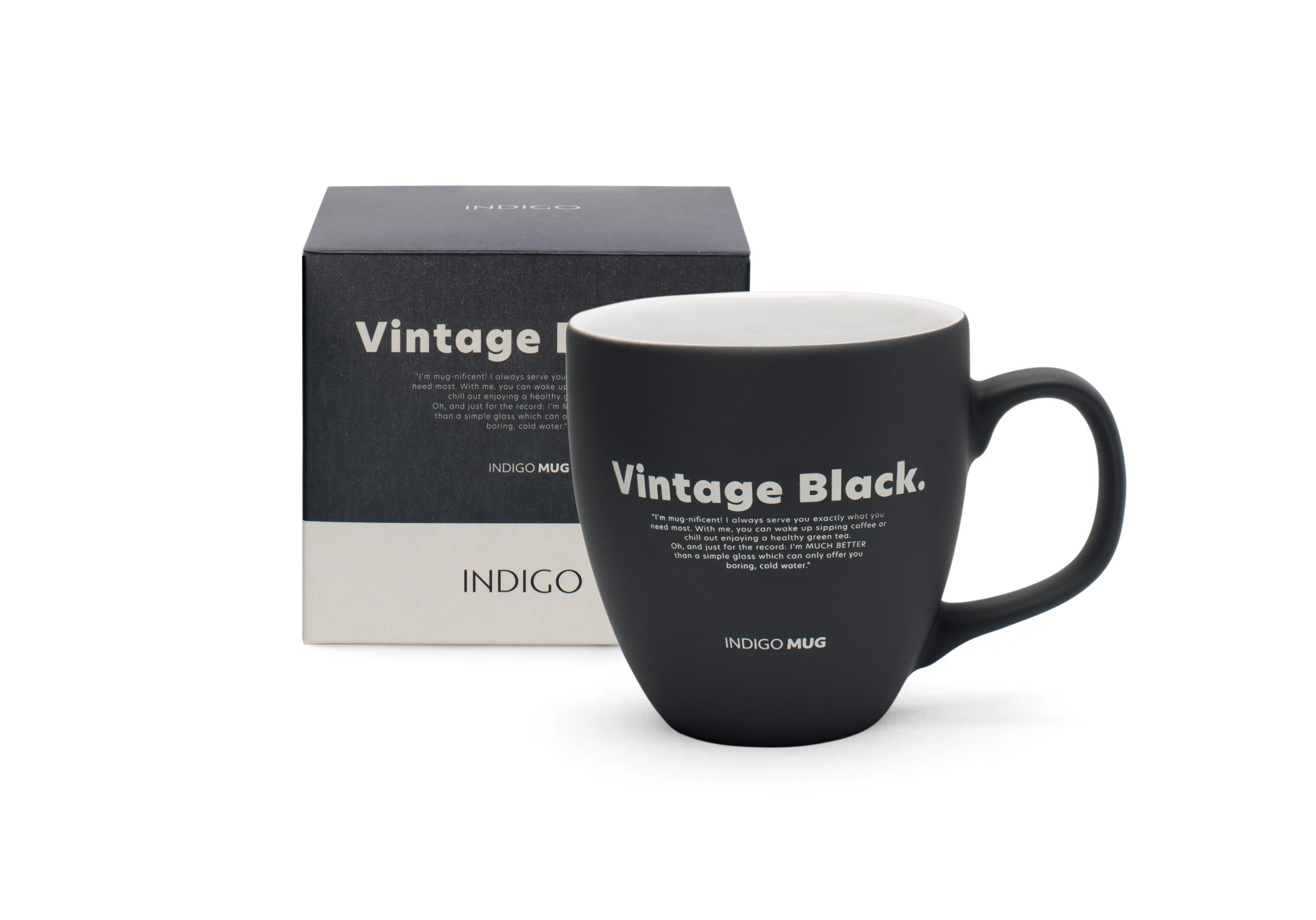 Vintage Black Mug - Bilde 2