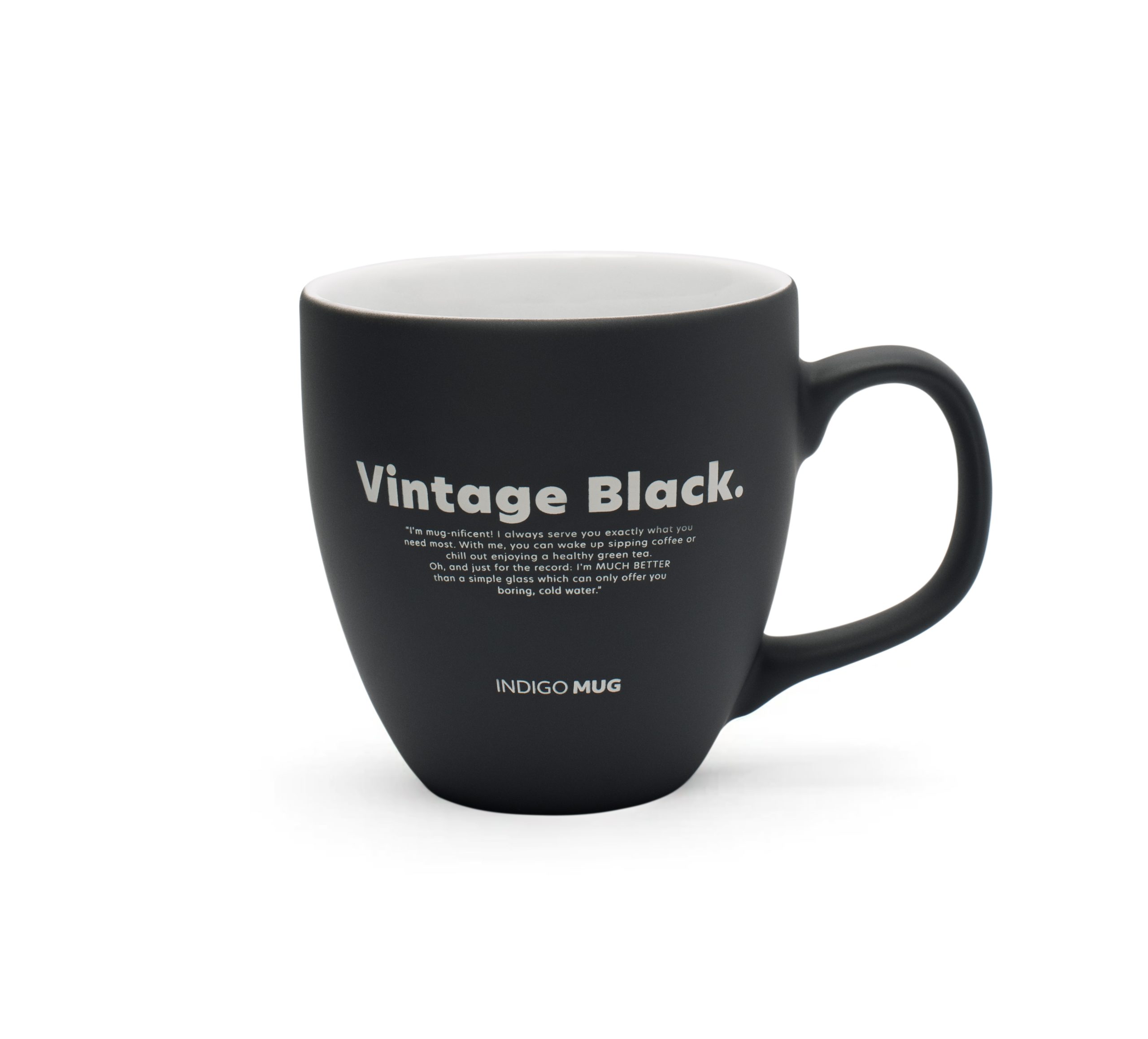 Vintage Black Mug