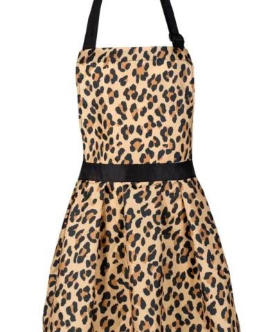 Balbina Forkle – Leopardmønster (med plastdetaljer)