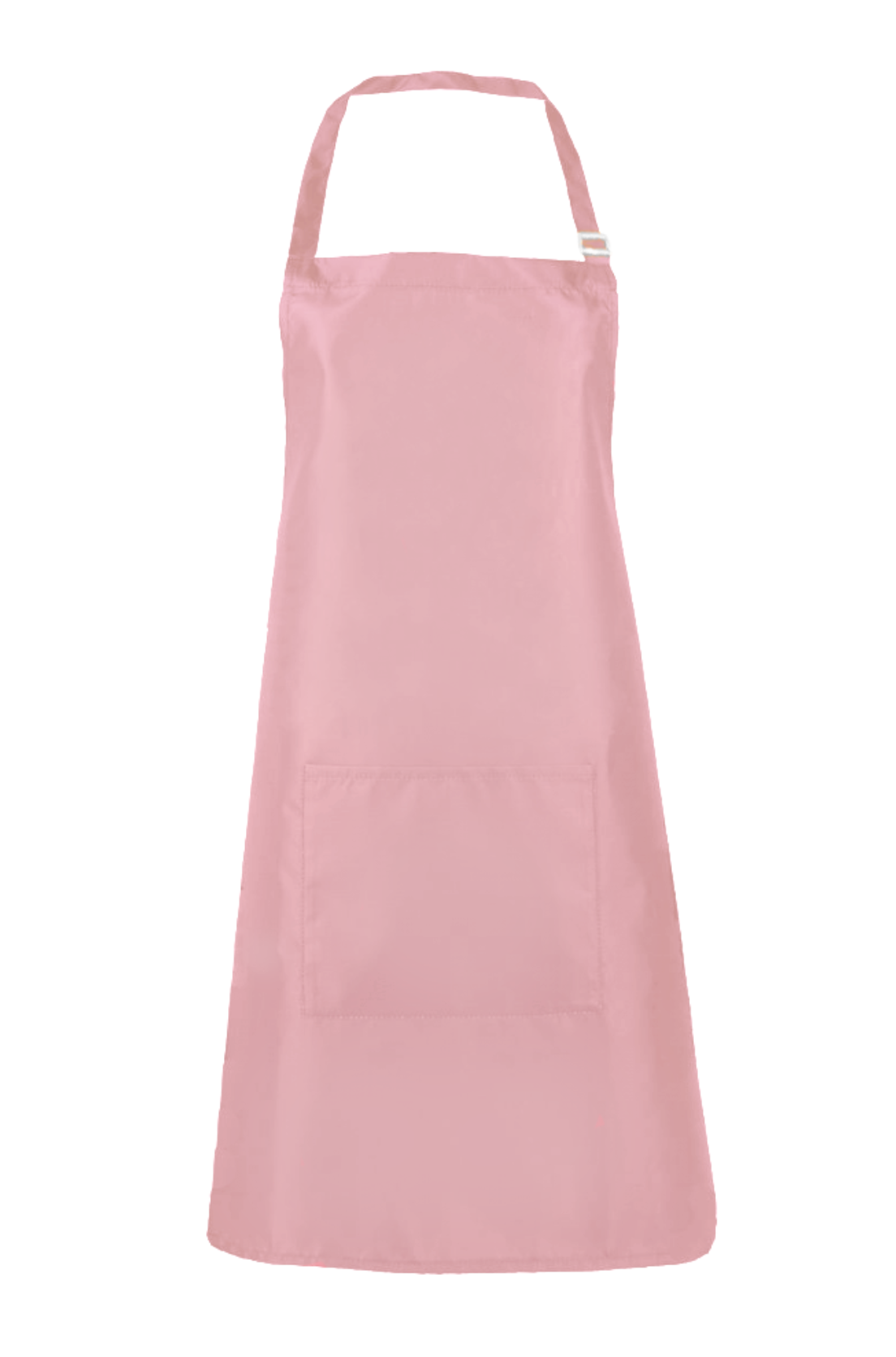 Pastellrosa klassisk forkle (plastdetaljer)