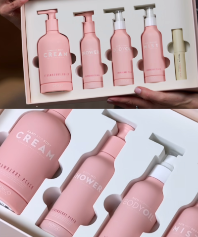 Medium Spa Set - Strawberry Peach