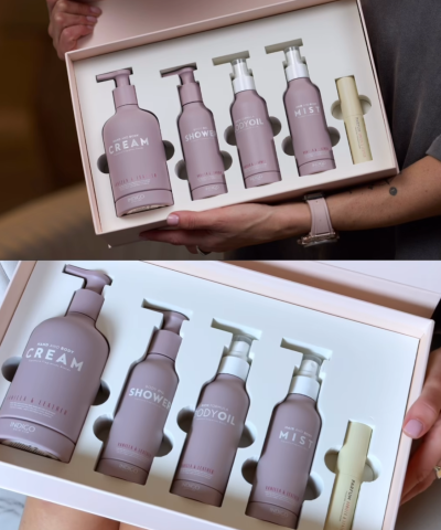 Medium Spa Set - Vanilla & Leather